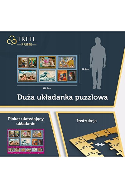 NO BRAND Puzzle Mare cu 9000 de piese, Artă Colaj, Educativ, de Învățare și D...