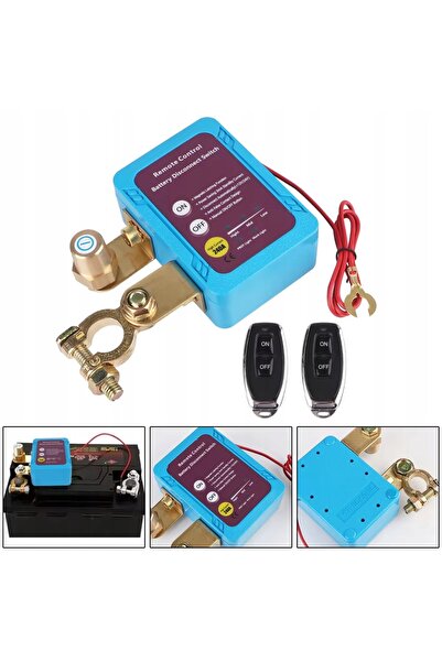 NO BRAND Comutator automat de deconectare a bateriei cu telecomandă 12V 240A ...