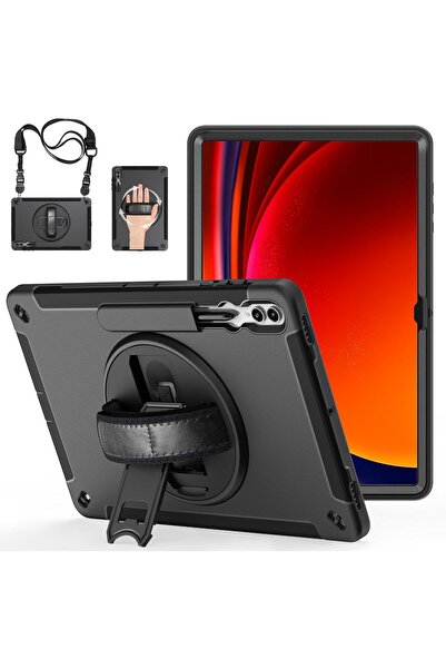 NO BRAND Husă 360 pentru Samsung Galaxy Tab S10/S9/S8 Ultra, de grad militar,...