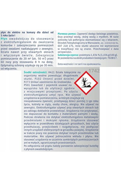 NO BRAND Lichid Bros pentru aparate electrocutante anti-țânțari pentru copii,...