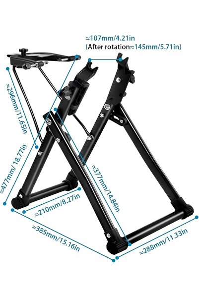 NO BRAND Suport metalic universal pentru bicicletă, pentru centrare și repara...