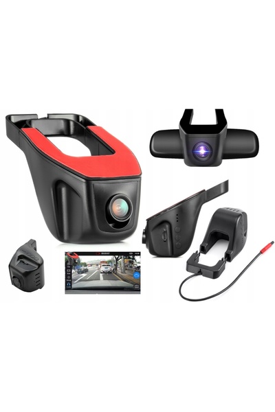 NO BRAND Retoo full hd 170 °   Înregistrator auto USB cu senzor de mișcare