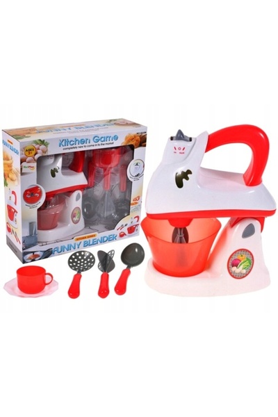 MalPlay Mixer pentru copii Set de electrocasnice de jucărie Piese mobile LED ...