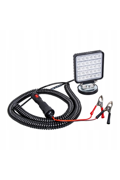 NO BRAND Lampă de lucru LED cu magnet, cablu de 10m + priză brichetă cu între...