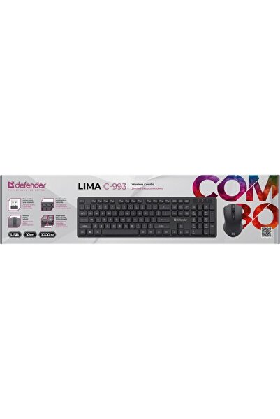NO BRAND Set tastatură și mouse Defender lima c-993 rf