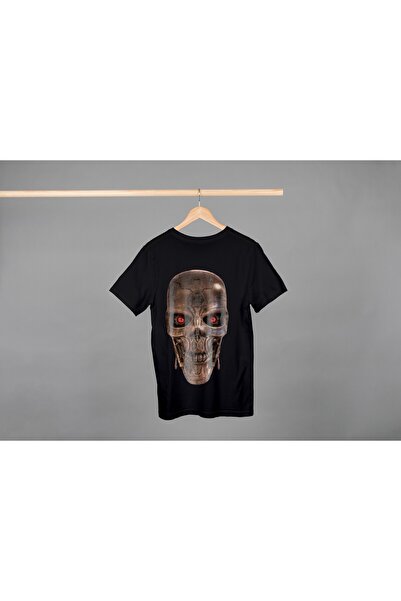 Noname Tricou Unisex Bumbac Premium Casual " Robot head " Inscriptie