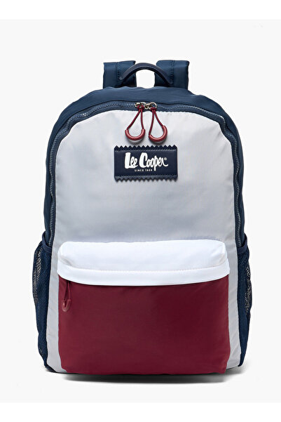 Lee Cooper Colourblock Backpack with Padded Shoulder Straps