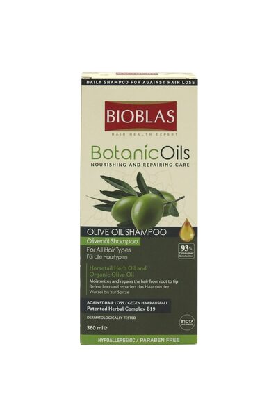 Bioblas Sampon, Bioblas, Botanic Oils 360 ml Olive Par Uscat