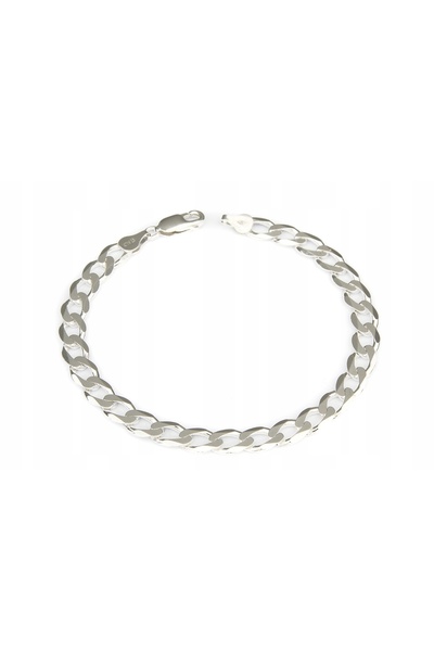 NO BRAND Brățară de argint Pancerka 20cm 11Gr 6,9mm Italia