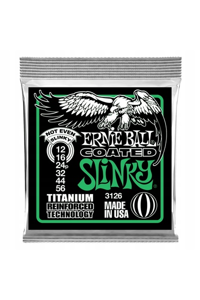 NO BRAND Corzi ERNIE BALL 3126 Acoperite cu Titan (12-56)