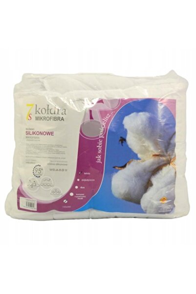 NO BRAND Pilotă de vară antialergică 155X200 Microfibră Albă Ag