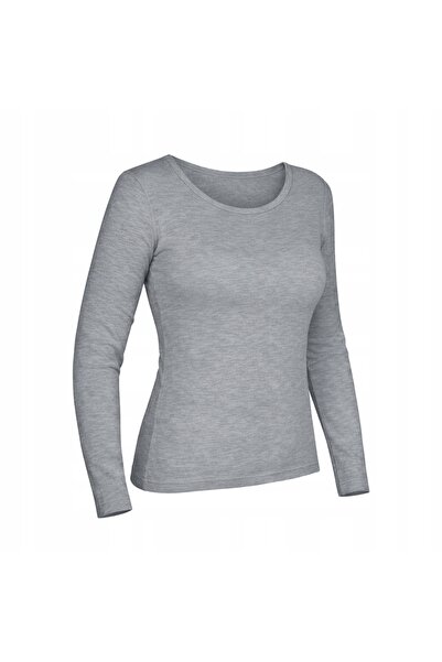 NO BRAND Bluză termică de damă, 100% lână merinos, cu mânecă lungă