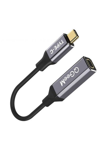 teknook Qgeem QG-UA08 Type-C To Mini Display Dönüştürücü - Siyah