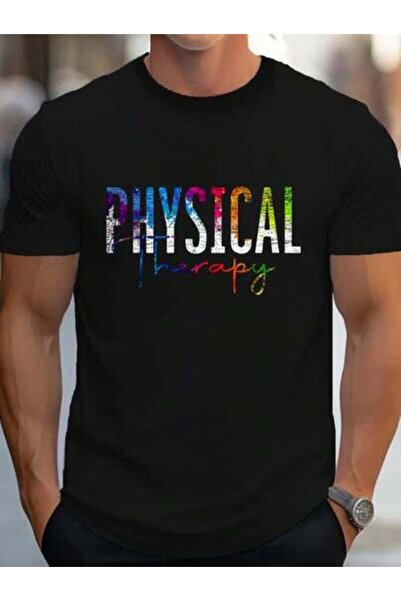 799 100% Cotton Therapist PT Exercise Colorful Physical Therapy T-Shirt Women...