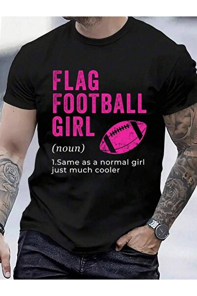 799 100% Cotton Flag Football Girls Sport Game Girl Women Players Outfit T-Sh...