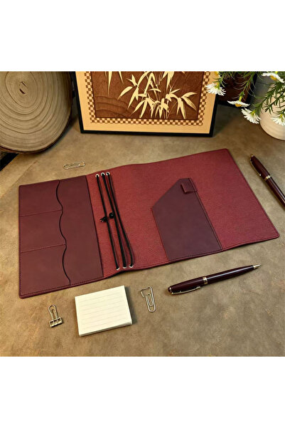 Buy Buy Relax Premium Deri Görünümlü Evrak ve Tablet Organizer Çok Bölmeli Of...
