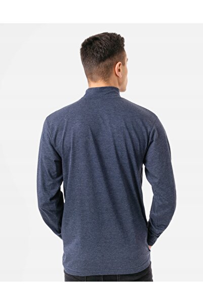 NO BRAND Pulover subțire de golf pentru bărbați Half Golf Golf Adam 3XL Denim