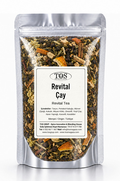 TOS The Organic Spices شاي ريفيتال 250 جرام (1.) شاي ريفيتال عالي الجودة