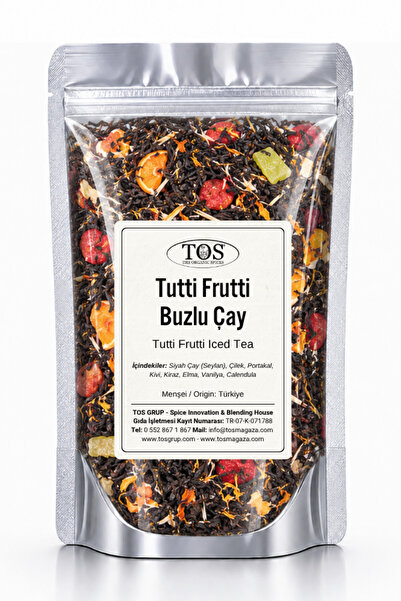 TOS The Organic Spices شاي توتي فروتي مثلج 40 جرام (1. شاي توتي فروتي) شاي مث...