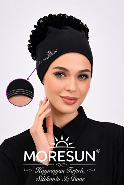 MORESUN Non-Slip Ruffled Silicone Seamless Underwear - Non-Slip Women's Hijab...