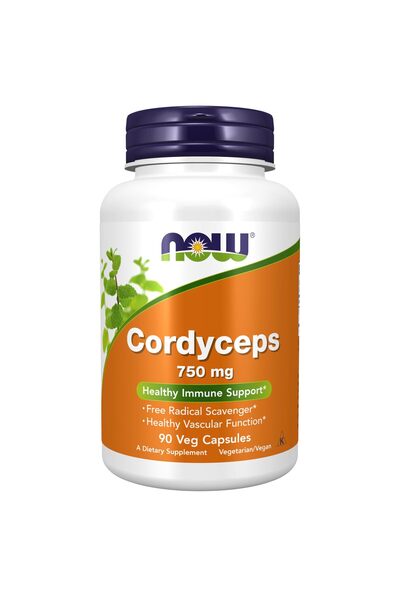 Generic Brand Now Cordyceps 750Mg Dietary Supplement, 90 Capsules