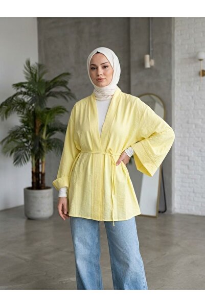 Generic Brand Strawberry Cardigan-Yellow