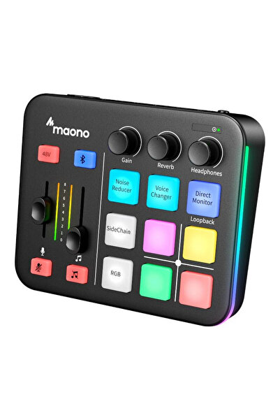 MAONO Placă de sunet USB G1 Neo pentru computer, pentru streaming audio și po...