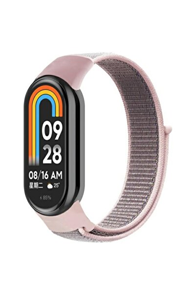 Beline Curea din nailon roz NylonLoop pentru Xiaomi Mi Band 10/9/8