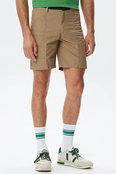 Lacoste Men's Regular Fit Cotton Bermuda Shorts Grey Men's Cotton Bermuda Sho...