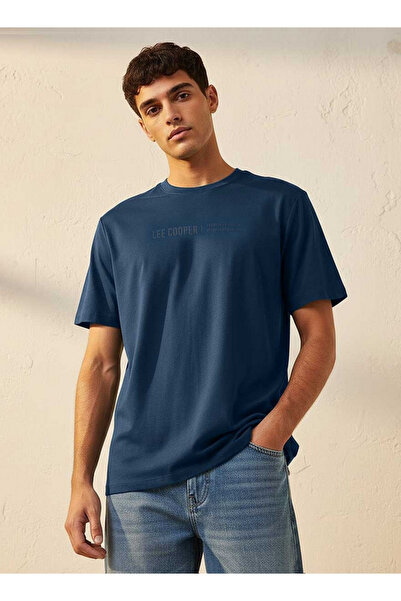 Lee Cooper Regular Fit Crew Neck Short Sleeves Logo Print T-shirt