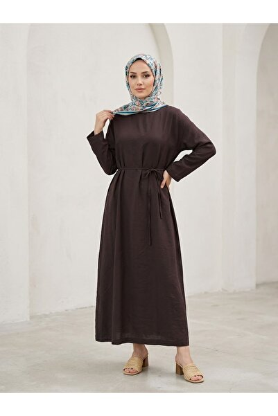 Generic Brand فستان كوبرا - بني