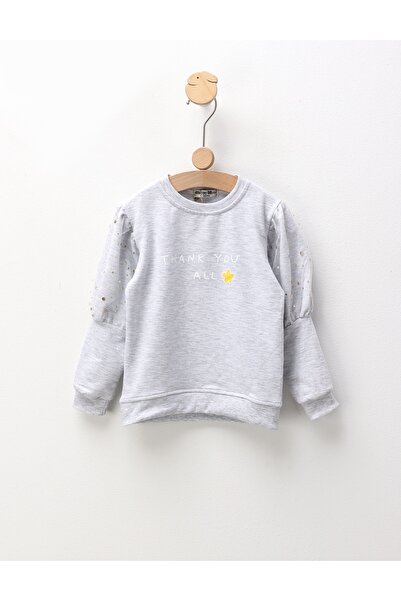 MiniKids Bluza Thank You All, gri