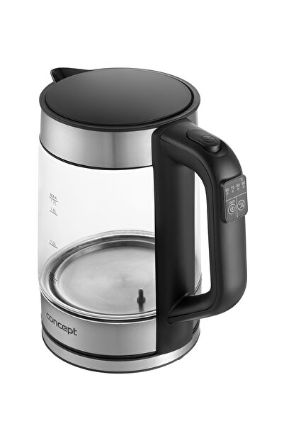 Concept Fierbător electric din sticlă 1,7l 2200W RK4067 cu reglare temperatur...
