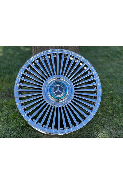 powcan 18 İNÇ 5X112 KROM MERCEDES ESCOBAR JANT TAKIMI C180 C200 E180 E200 VIT...
