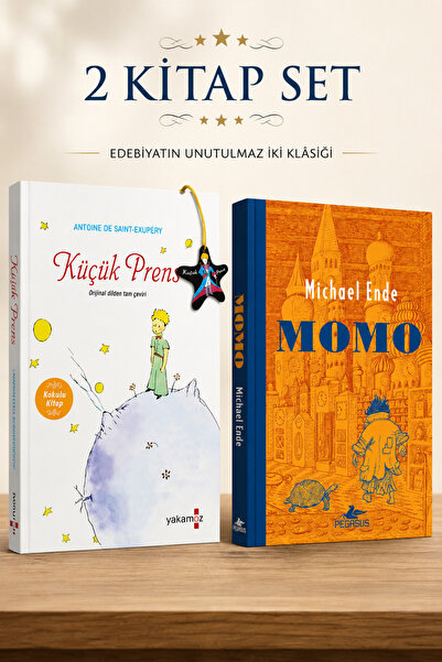 Yakamoz Yayınları 2 Kitap. Küçük Prens + Momo.