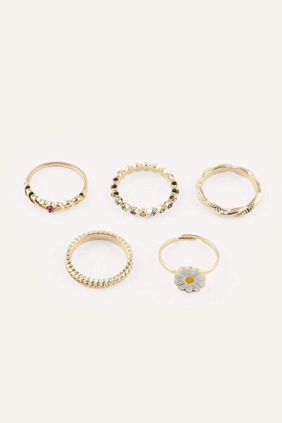 DeFacto Women's 5-Piece Ring Set I1368Axns