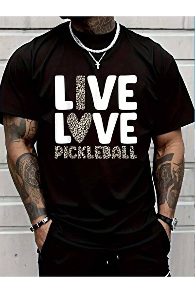799 100% Cotton Art For Women Girls Pickle Ball Player Pickleball T-Shirt Men...