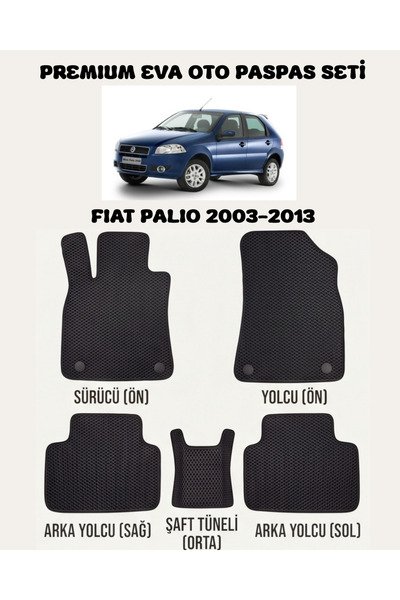 FEYZA OTO FIAT PALİO SERİSİ 2003 - 2013 ARASI ARACA ÖZEL EVA PASPAS TAKIMI 2 ...