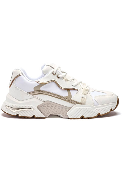 Guess λευκό / χρυσό sneaker CARRLI
