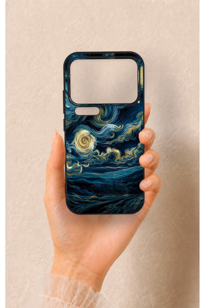 Vip Case Xiaomi Mi 17 Pro 5G Uyumlu Yıldızlı Gece Desenli Silikon Kılıf