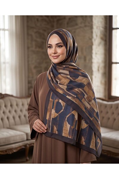 test marka Nergi̇s scarf natural shawl