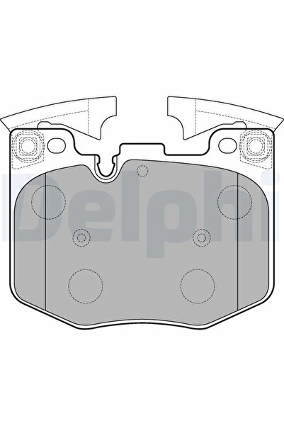 DELPHİ Set Placute Frana Frana Disc Bmw 5/6 Gran Turismo/7 2015-2023
