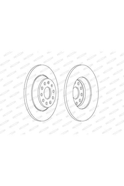 FERODO Set Discuri Frana Audi Q3/Tt Seat Alhambra 2011-2024