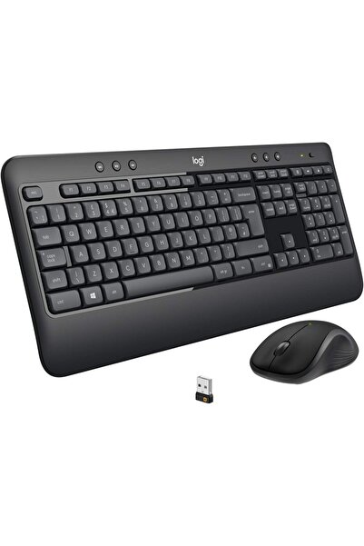 logitech كاميرا ويب بريو 500 عالية الدقة مع لوحة مفاتيح وماوس لاسلكيين MK540،...