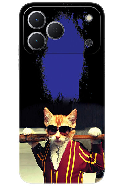 TECNO Spark 50 4G (KN4n) Uyumlu Kılıf Desen Baskılı Silikon Artist Kedi STK:4...