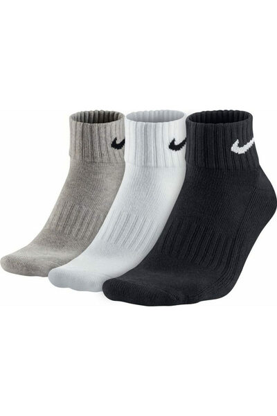 Nike 3'lü Beyaz Çorap Sporcu Beyaz Çorap