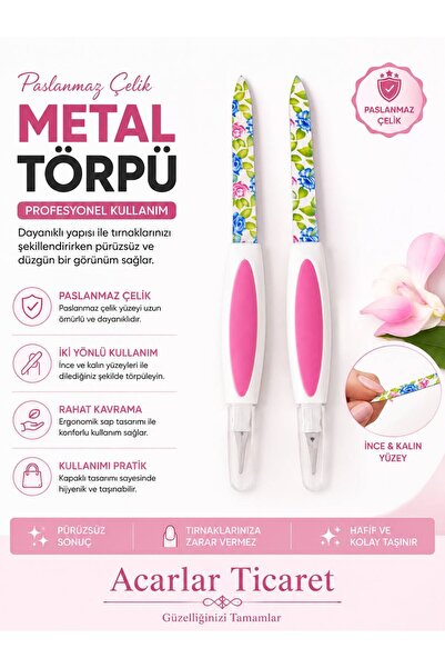Acarlar Ticaret Metal Çift Uçlu Törpü 2 Li