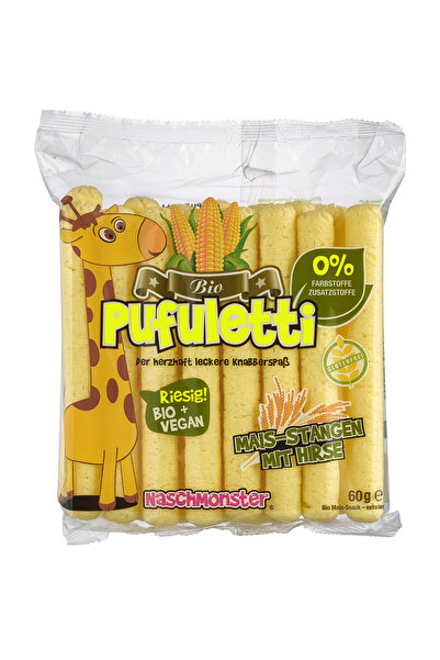 Naschmonster Batoane Pufuleți Bio 60 g