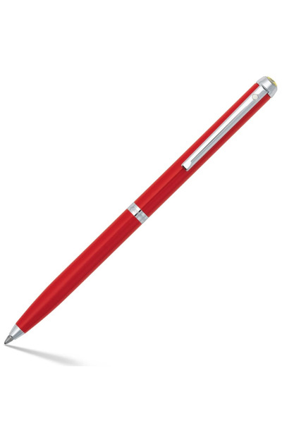 Sheaffer قلم حبر جاف من سلسلة فيراري 200، طراز روسو كورسا، بحواف كروم (FE2950...
