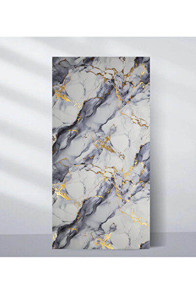 TUTKUNLAR PANEL Pvc Duvar Paneli Uv Mermer Desen Dekoratif Duvar Kaplama Suya...